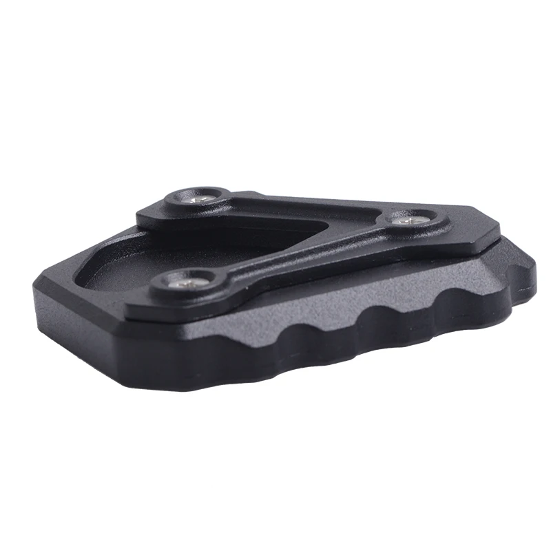 New Arrival Black kickstand Enlarger for BMW G310GS G 310 GS 2017 2018 Motorcycle Aluminum Side Stand Extension Plate (4)