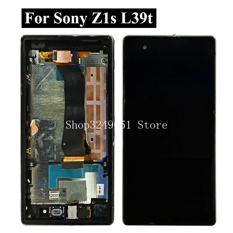 ЖК-дисплей с Рамки для Sony Xperia Z1S l39t Экран дисплея touch Стекло планшета Ассамблеи