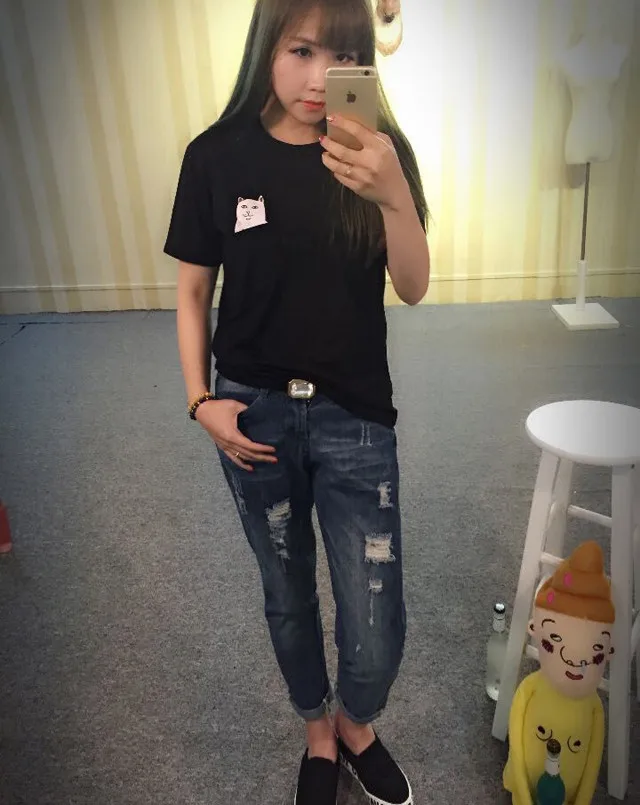 bad cat pocket shirt