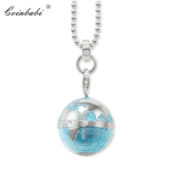 

Necklace Globe Trendy Gift For Women & Men, Thomas Style Soul Jewelry 925 Sterling Silver TS Fashion Jewelry Wholesale