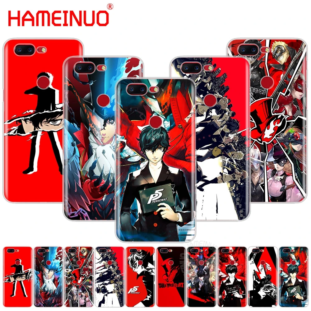 

HAMEINUO Persona 5 cover phone case for Oneplus one plus 5T 5 3 3t 2 X A3000 A5000