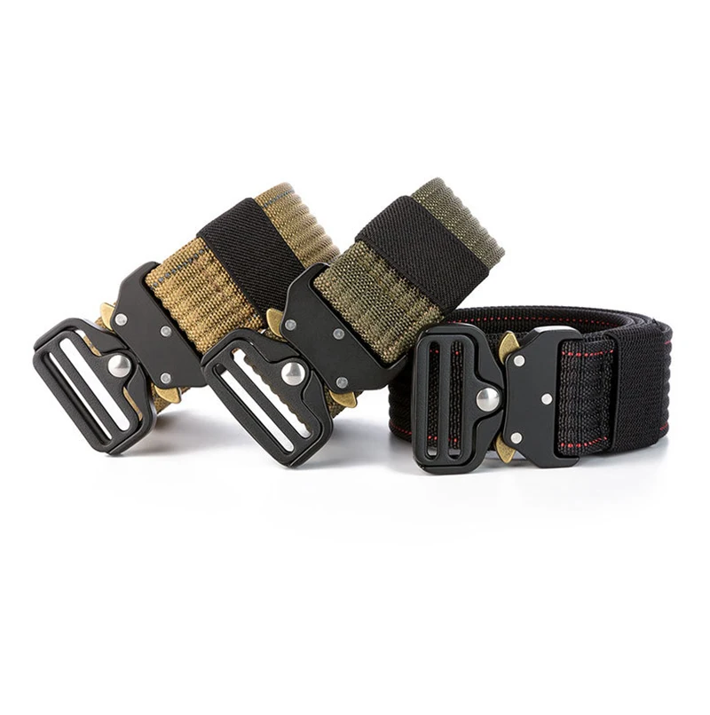 Multifunction Tactics Men belt Quality Nylon Insert Buckle belt Breathable Wear resistant Outdoor Sport belt
