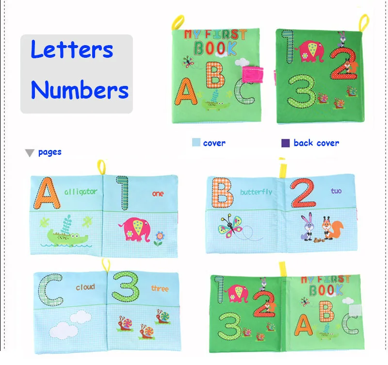 4pcs Baby Reading Book Soft Cloth Book Baby Early Learning Educational Toy Set 4pcs Baby Reading Book Soft Cloth Book Baby Early Learning Educational Toy Set