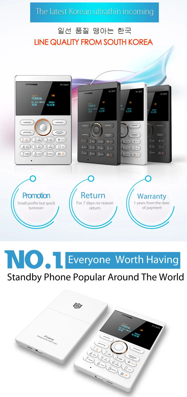 E1 mini Cell Phone Student Version ultra thin mini credit card Mobile phone FM Radio Bluetooth 335*200*71mm black 1