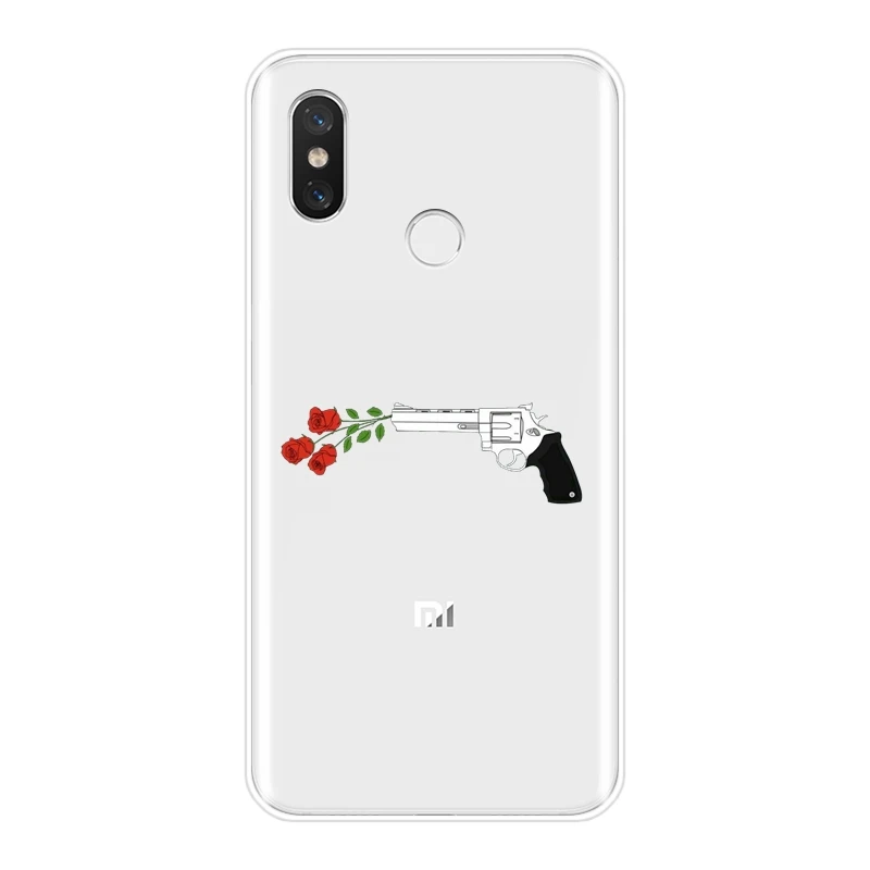 Мягкий силиконовый чехол для телефона Xiaomi Mi 5 5C 5S 5X 6 6X Plus модная задняя крышка с