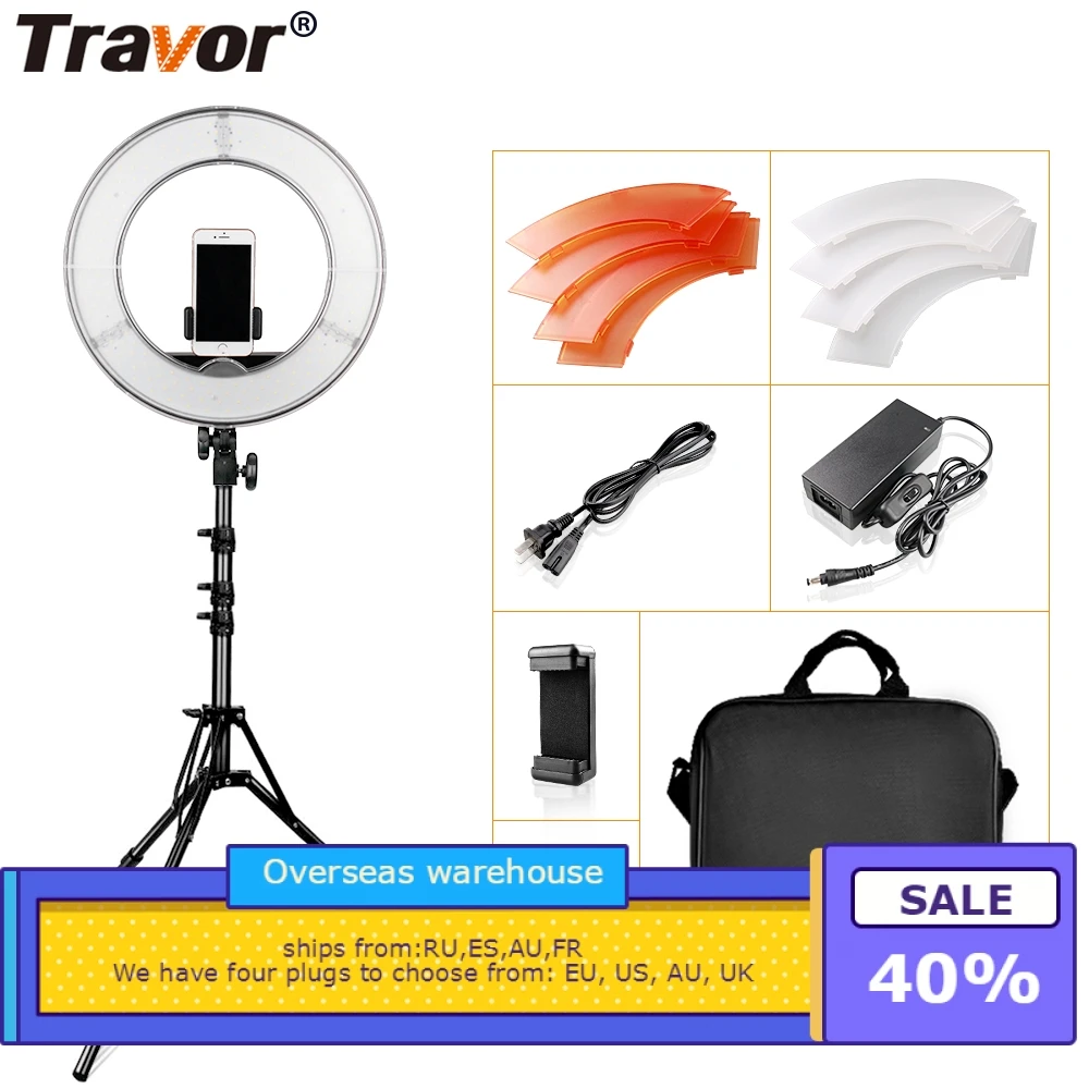 LED Ring Light 12 Inch Dimmable 5500K ringlight With ...