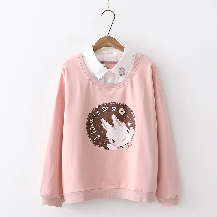 Kawaii Rabbit Pastel Harajuku Sweater