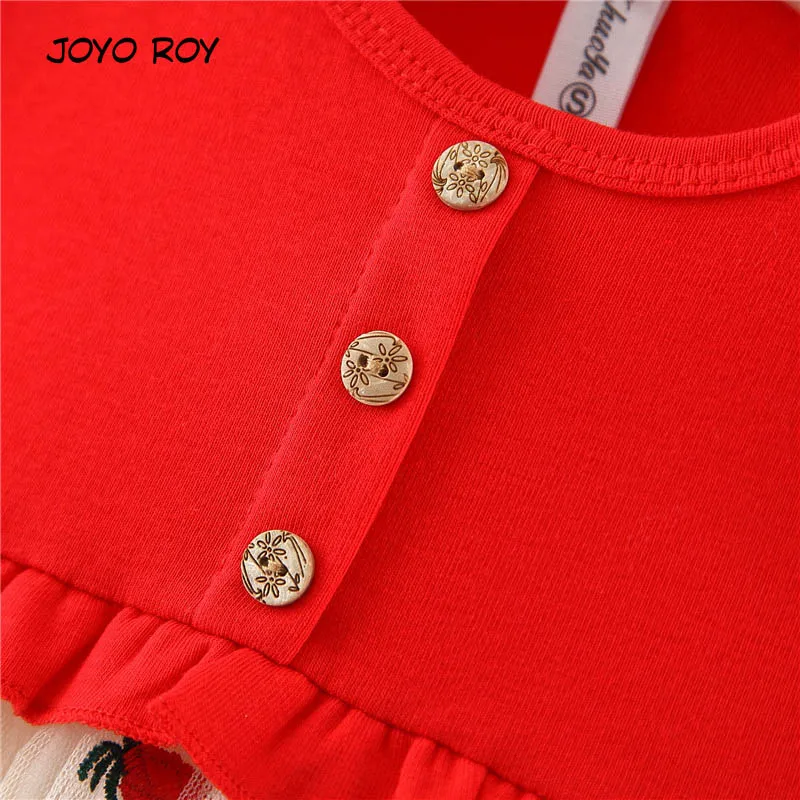 Joyo roy/повседневные милые платья для новорожденных Новое Сетчатое платье