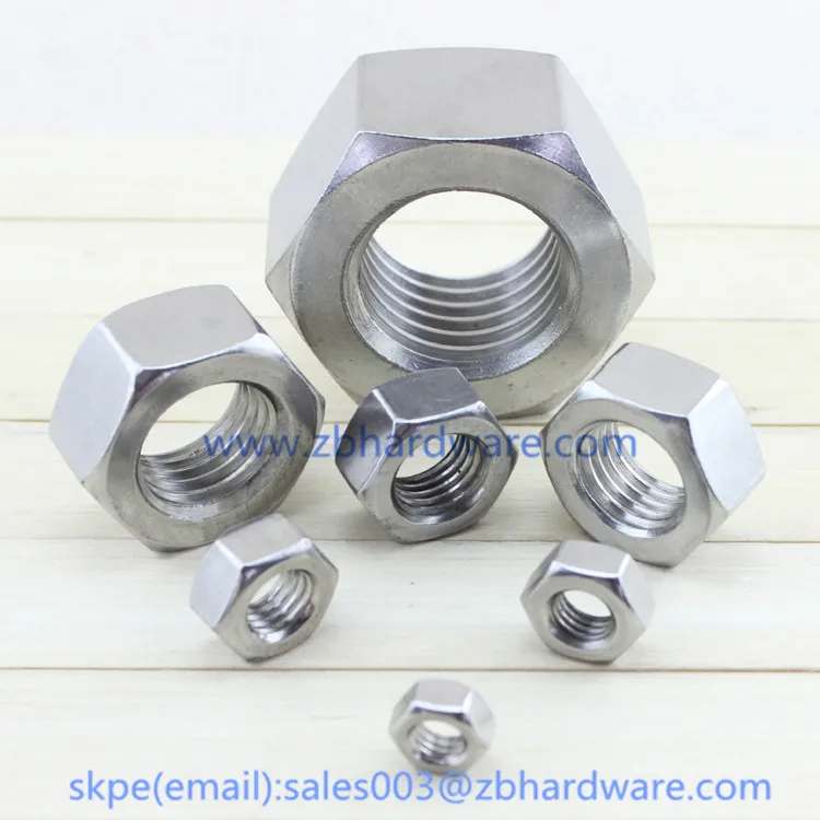 100pcs M10 DIN934 304 stainless steel hex nut hexagon nuts | Обустройство дома