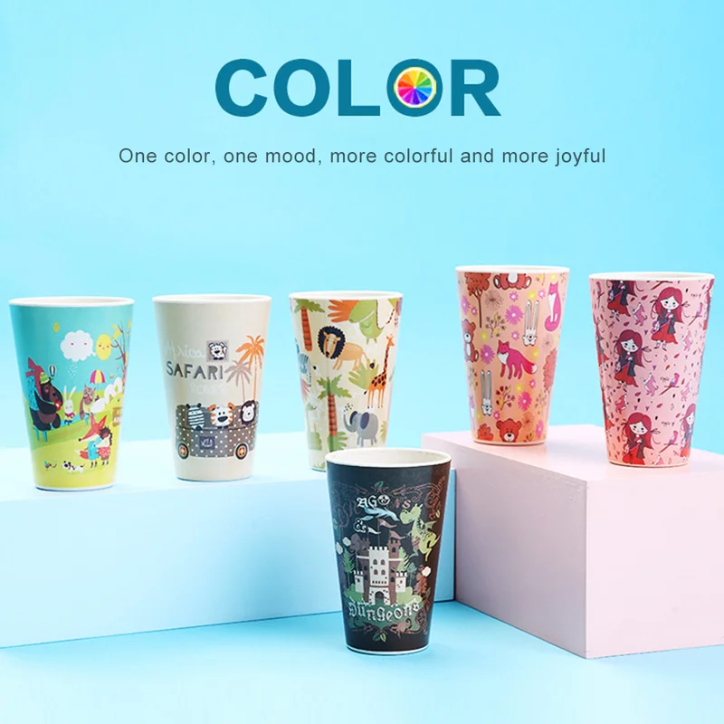 

2019 New 480ML Eco-Friendly Cup of Milk Bamboo Fiber Coffee Cup Travel Mug Coffee Cup Grinch Christmas Mugs Cups and Mugs