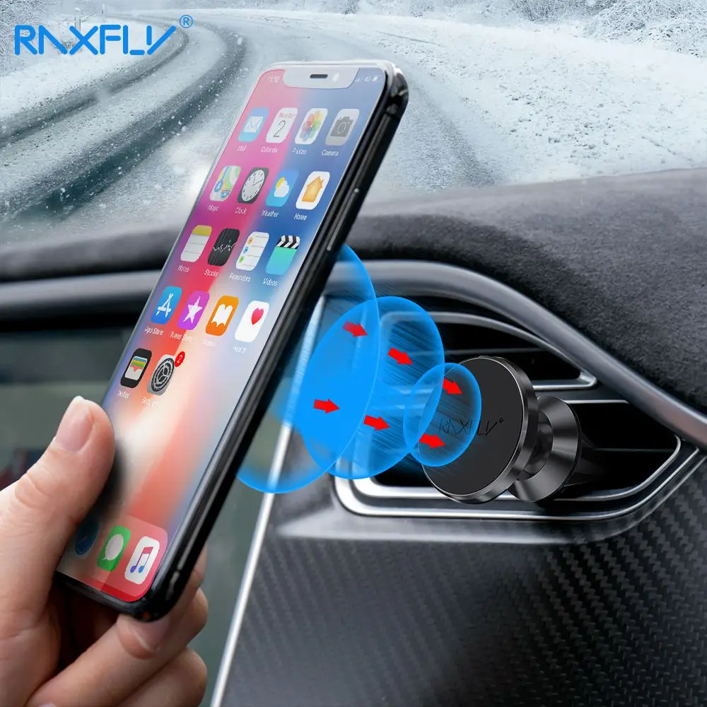 Magnetische Auto Telefon Halter für iPhone 7 Samsung RAXFLY GPS Air Vent Halterung Magnet Handy Stä