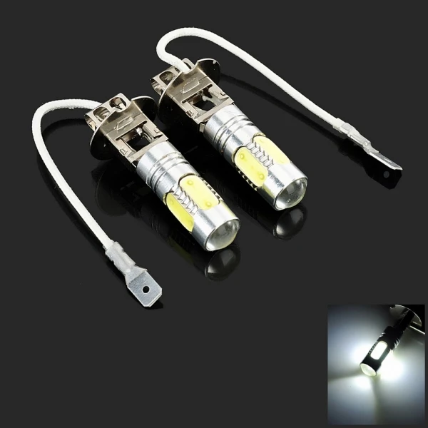 

car headlight auto modification lamp LED light H3 12V 7.5W 500lm 5-LED Car Fog Lights White Light for BMW etc.