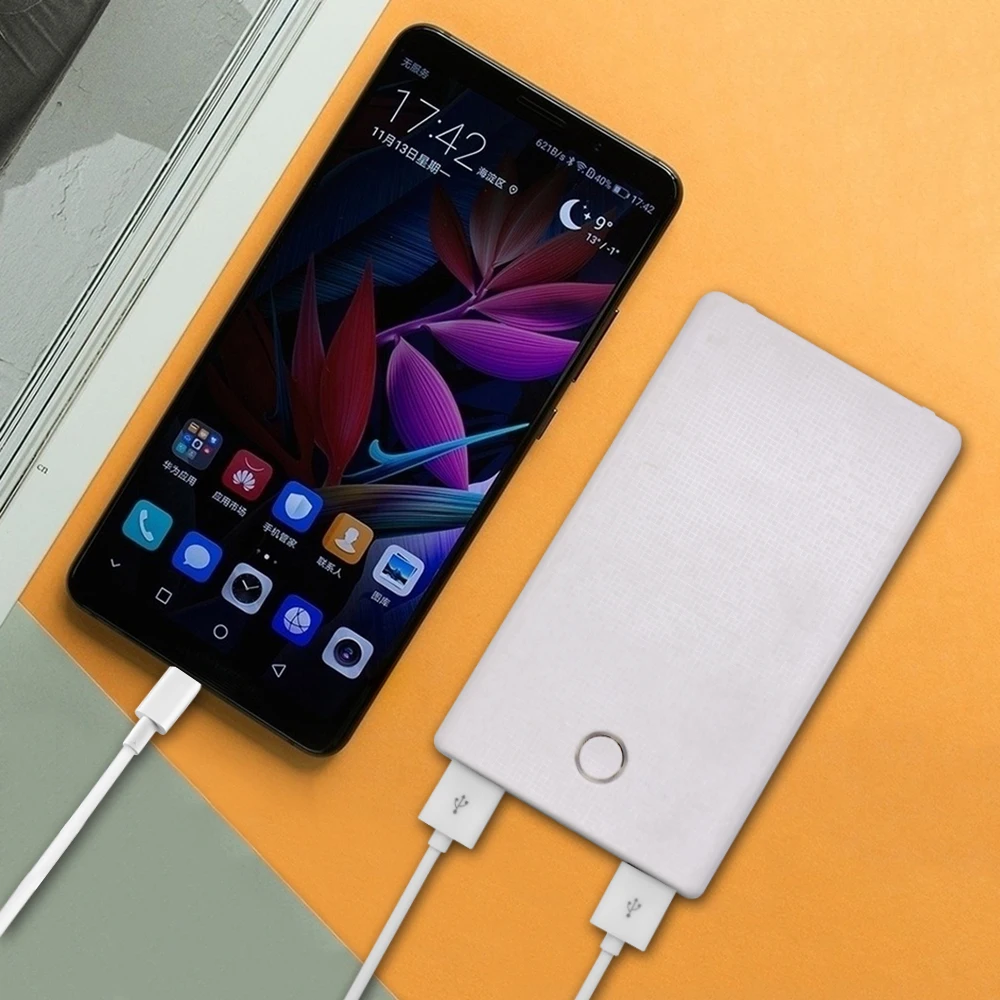 Лучшая цена 20000 мА/ч внешний аккумулятор USB двусторонняя быстрая зарядка 3 0 с тип c