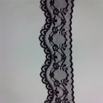 

Free Shipping 30yards/lot Width 5CM camel inelastic Lace Fabric diy clothes fabric accessories