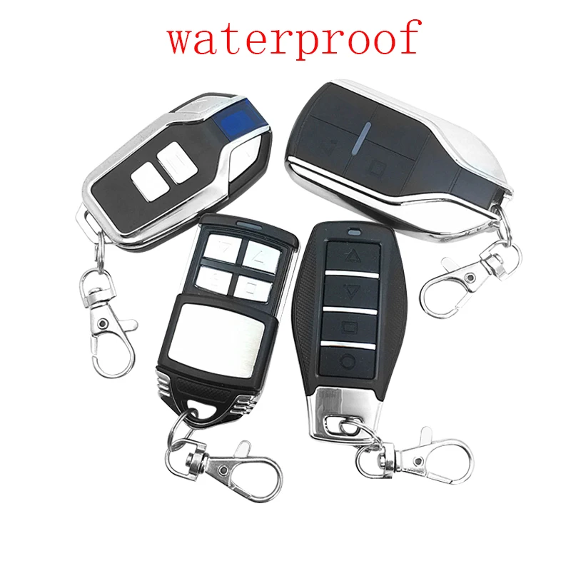 

Electric 4-Channel 433MHZ Garage Door Remote Control Transmitter Duplicator Rolling Code Face to Face Cloning Key Fob Universal