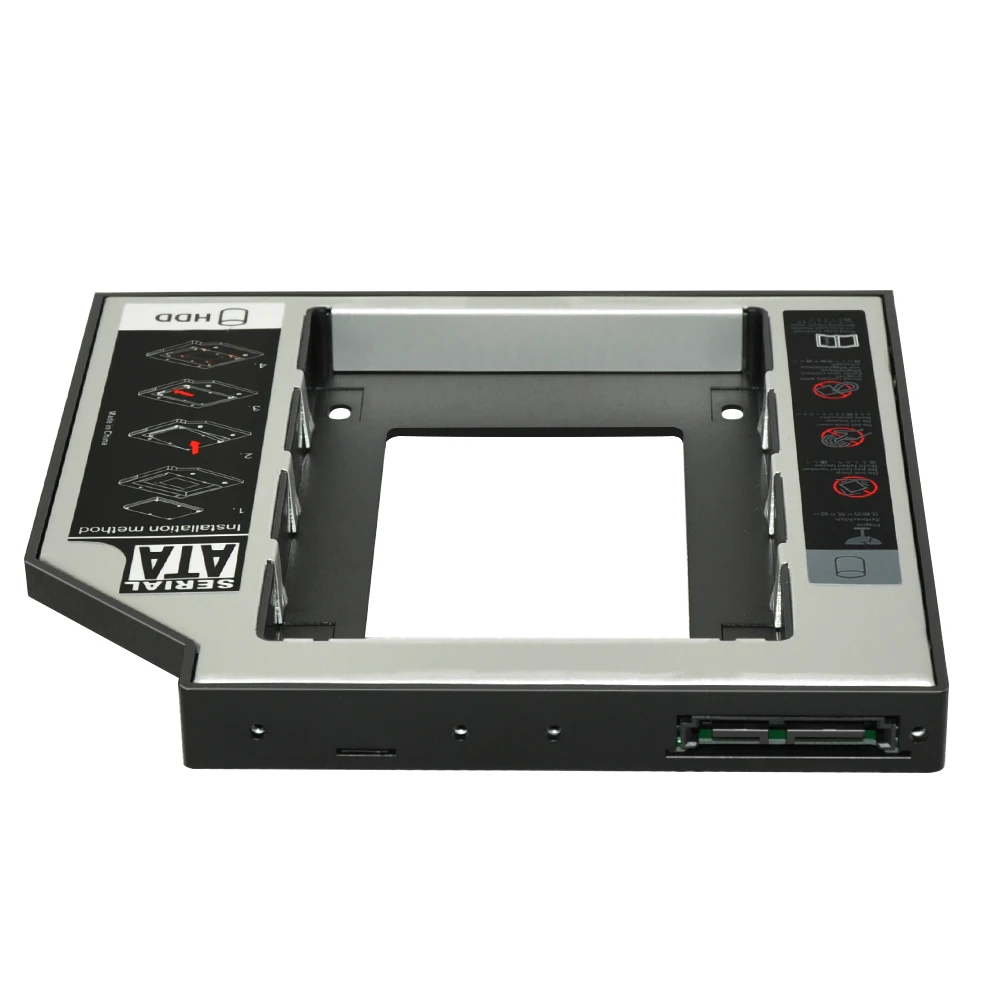Sunдолина Новый 12 7 мм Универсальный 2 й HDD Caddy 5 &quotчехол для SSD SATA 3 0 ноутбука|Корпус