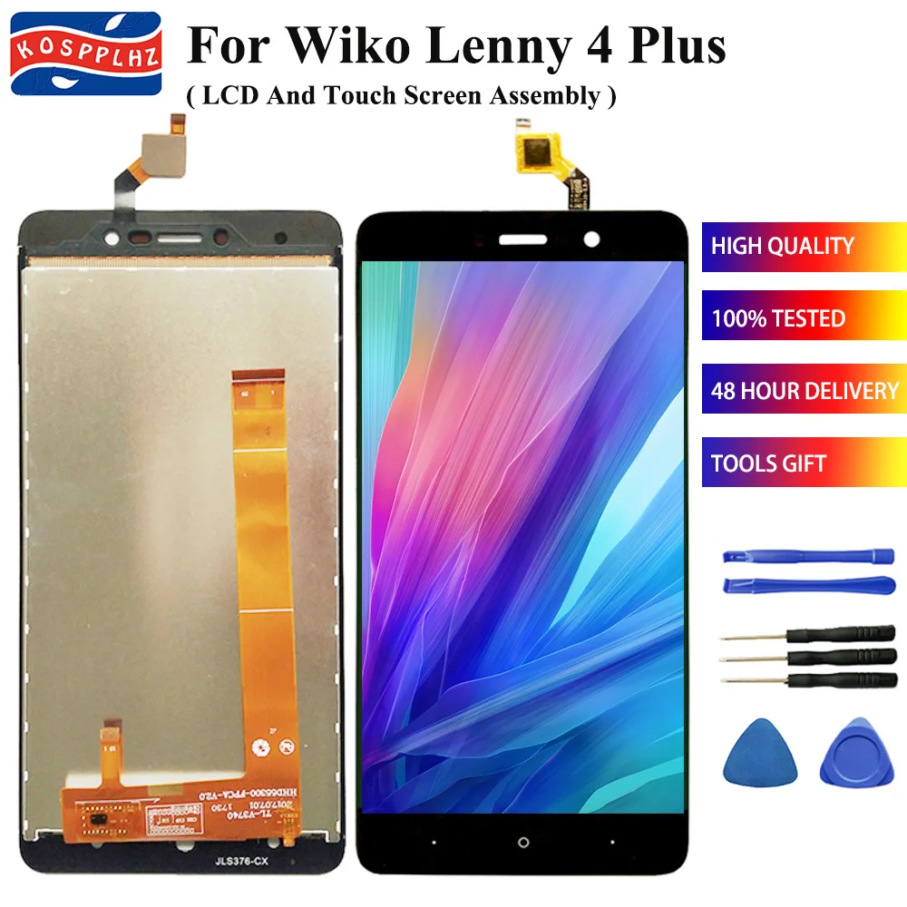 

For Wiko Lenny 4 Plus Lenny 4plus LCD Display Touch Screen Glass Digitizer Assembly Replacement 5.5 inch Wiko Lenny4 plus +tools