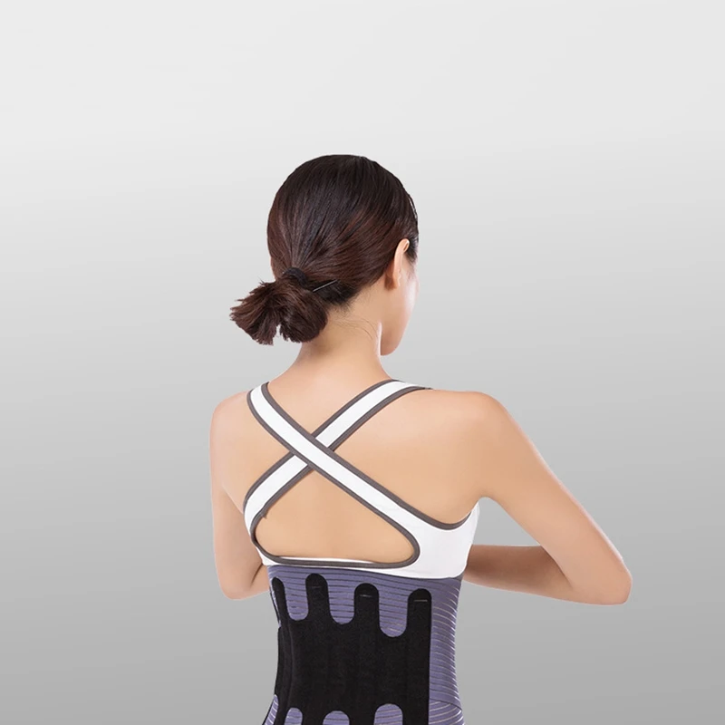Корректор осанки для спины со съемной поясничной накладкой для снятия боли в пояснице