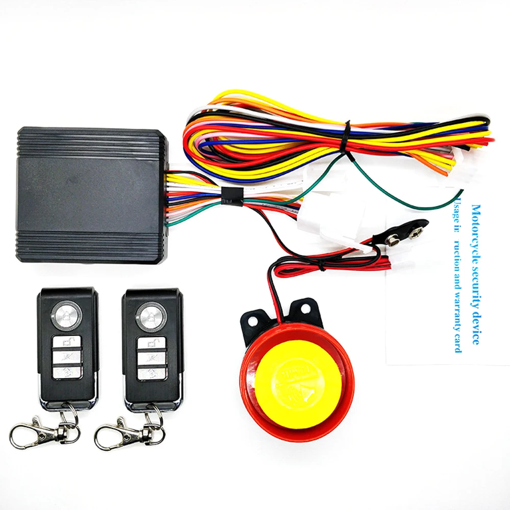 Security Anti-theft Motorcycle Motorbike Safety Alarm System Immobiliser Remote Control | Автомобили и мотоциклы