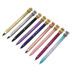 2 шт Роскошные ручки с кристаллами полноценно шариковая ручка наконечник пули 1,0 мм подарки набор канцелярских принадлежностей