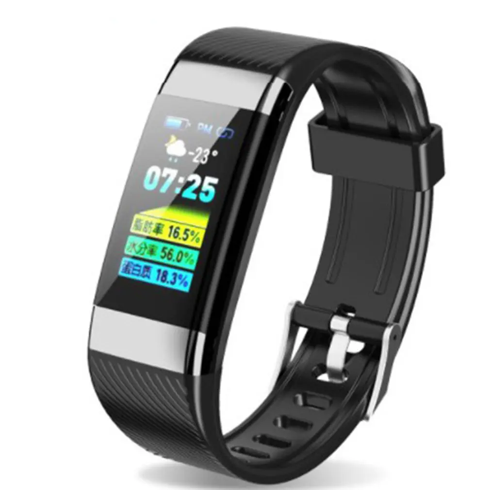 

C33 0.96 Inch Smart Bracelet Heart Rate Sleep Body Fat Detection Smart Wristband Multifunctional Smart Bracelet Waterproof