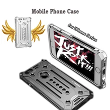Charming Mobile Phone Case for iPhone 5 5E 6 6s Plus 7 7 Plus,Hardest Metal Cellphone Armored Back Cover,Super Cool Phone Jacket
