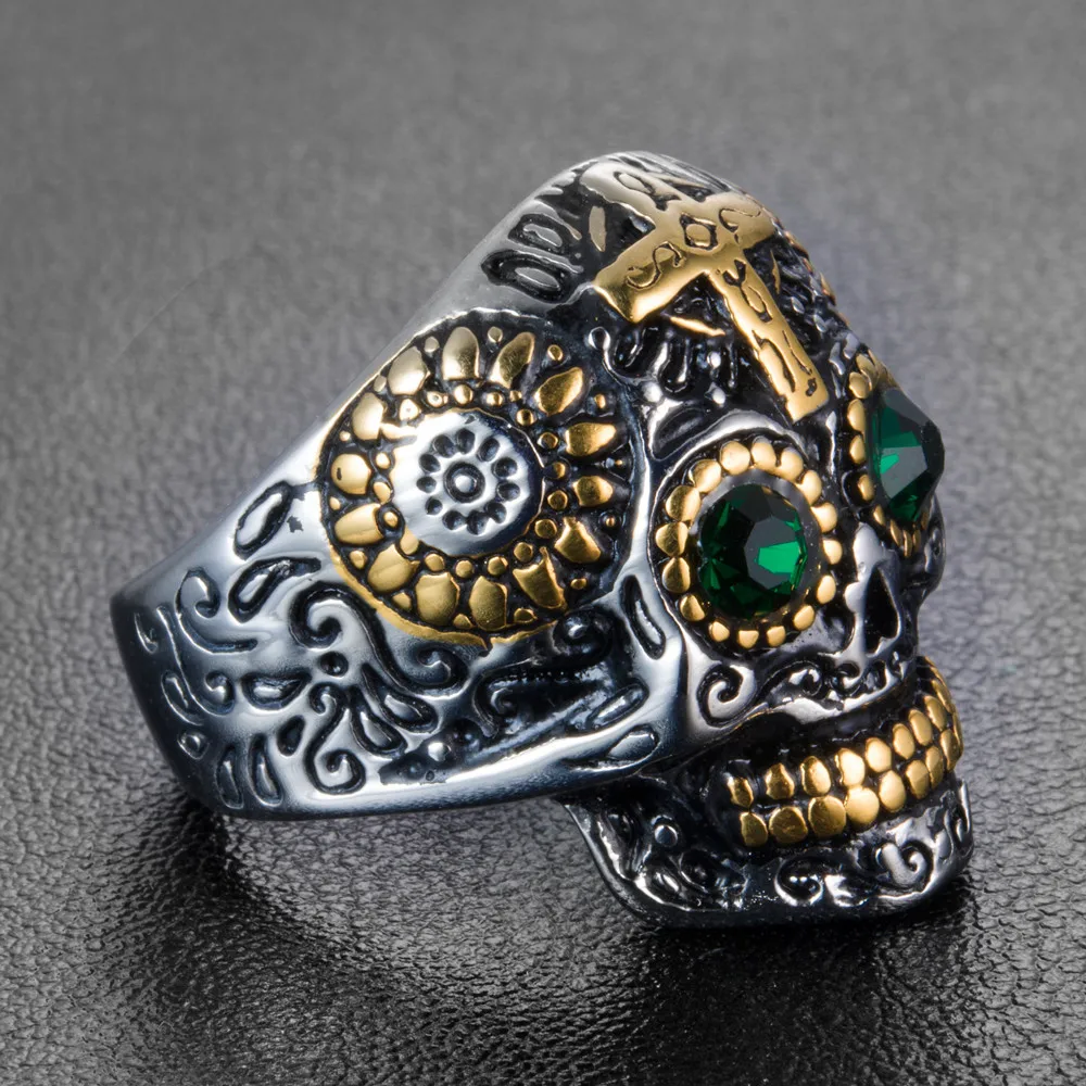 Anillo Calavera Anillos De Acero Inoxidable Mercado Libre Anillo