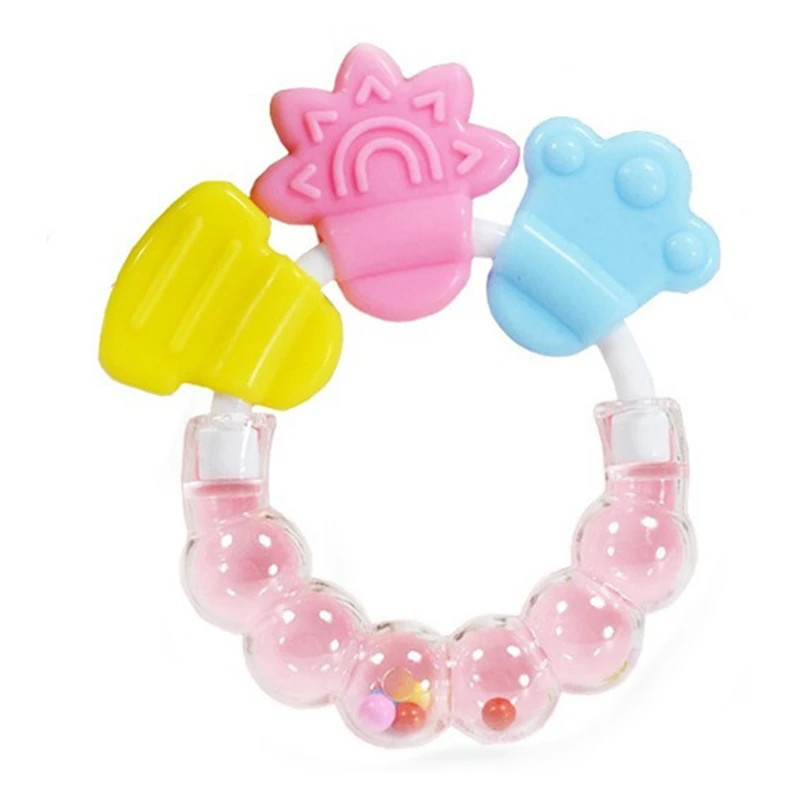 Silicone Teething Collares Baby Teether Training Device Filter Mesh