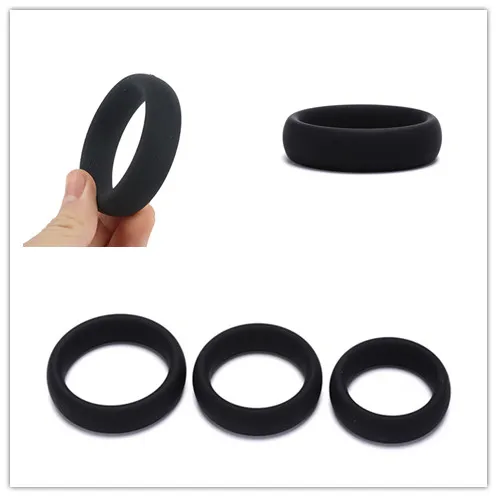 40/45/50mm Cock Ring Male Silicone Penis Sleeve Adult Products Chastity Device Cage Belt Cockring Toys Male Massage