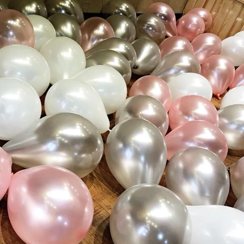 

15PCS 12inch 3.2g Pearl Pink Latex balloons air balls birthday party ballons wedding decoration helium balloon party supplies