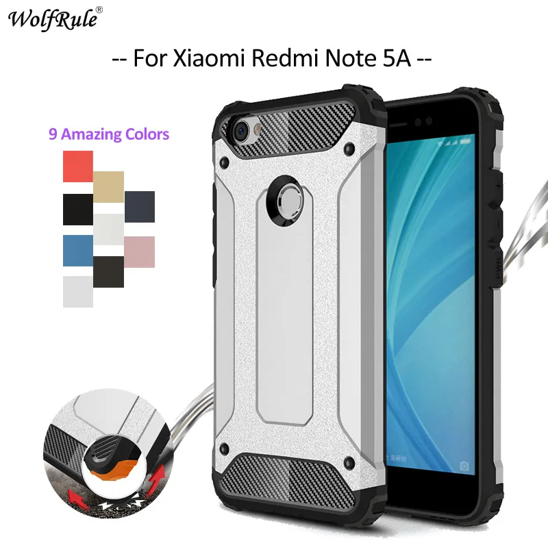 

For Cover Xiaomi Redmi Note 5A Case TPU & PC Armor Mobile Phone Case For Xiaomi Redmi Note 5A Cover Redmi Note 5A Pro 5.5''