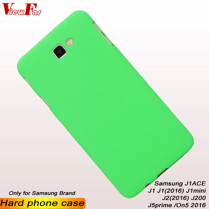 

ViewFar Multi Colors Case For Samsung Galaxy J1 ACE J2 J5prime /on5 2016 Mini J200 Matte Cover J12016 J22016 Hard PC Phone Cases