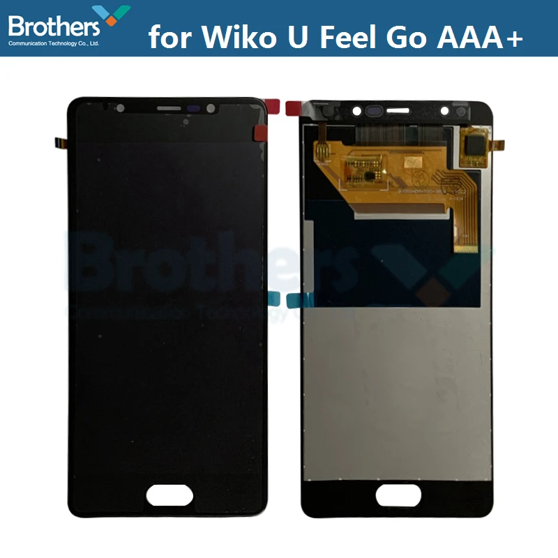 Schermo Lcd Per Wiko U Feel Go Display Lcd Touch Screen Digitizer Per U Feel Go Assemblaggio Lcd Sostituzione Telefono Aaa No Frame Nero