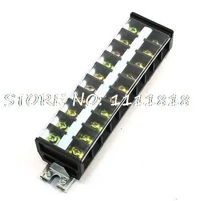 

TD-3010 10 Position 660V 30A DIN Rail Mount Barrier Screw Terminal Strip