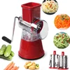 Vegetable Cutter Round Slicer Graters Potato Carrot Cheese Shredder Meat Grinder Vegetable Chopper kitchen Roller Gadgets Tool 1