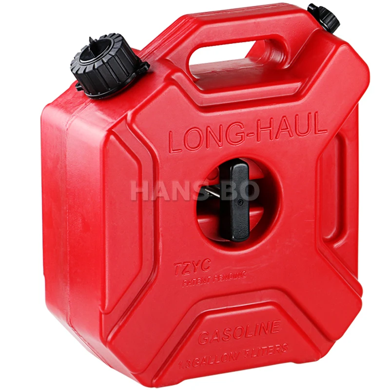 

5L Fuel Tank Cans Spare Plastic Petrol Tanks Mount Motorcycle/Car Jerrycan Gas Can Gasoline Oil Container Fuel-jugs Accessory