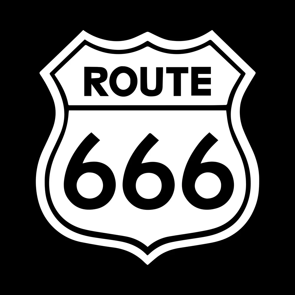 Стикер для стайлинга автомобиля ROUTE 666 Originalit стикер бампера и наклейки Стайлинг