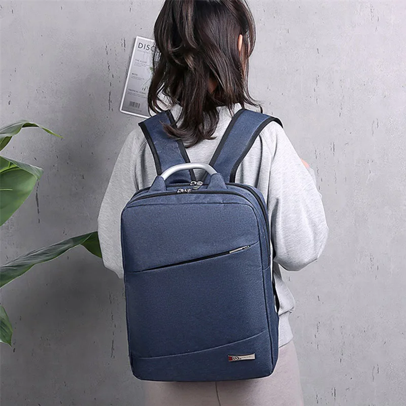 

Casual Multifunctional Backpack Large Capacity Canvas Zipper Bag for Men Women Popular