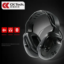 Ck tech. eletrônica tiro earmuff caça monitor de redução de ruído automático earmuffs anti-ruído silenciador bluetooth