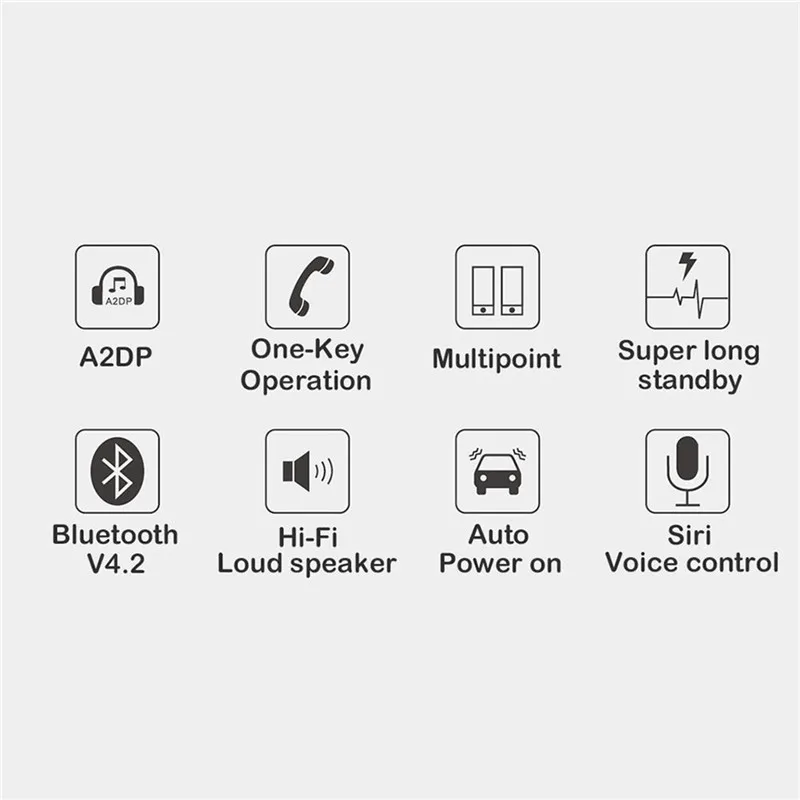 Kongyide Bluetooth приемник передатчик универсальный Bluetooth автомобильный комплект беспроводной громкой связи динамик телефон козырек для телефона Прямая поставка m7