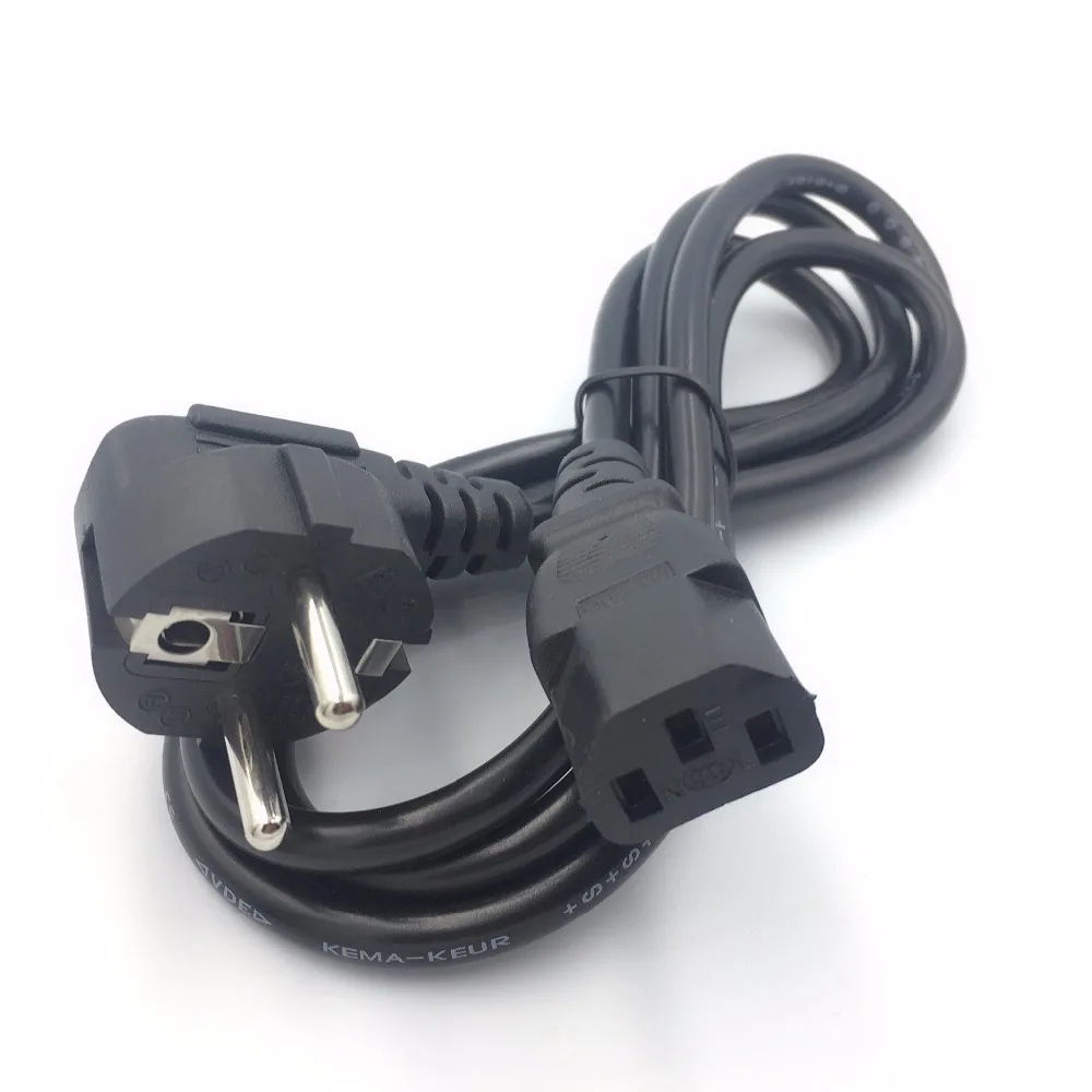 

1.5m IEC320 C13 to European 2 pin Round Power line cables,Schuko CEE7/7 Power Cable,IEC320 C14 VDE Power cord