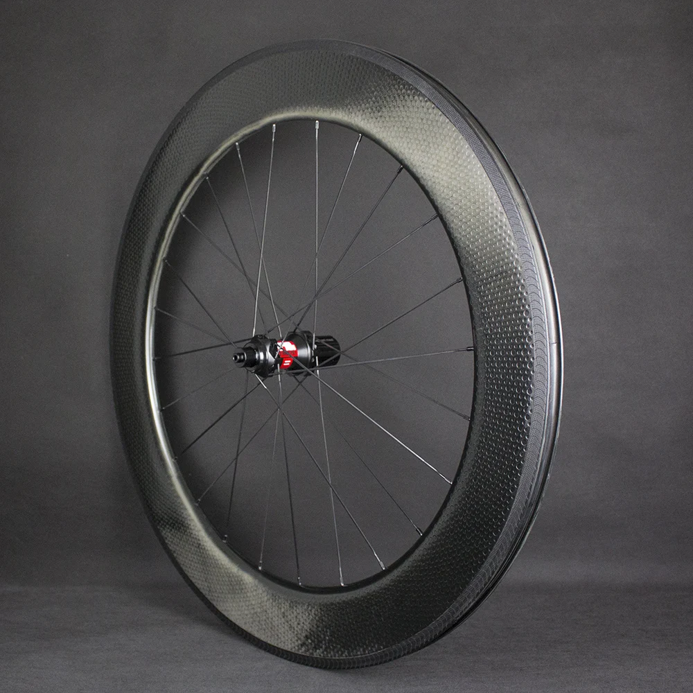 Discount 2019 Swiss Aerodynamic Dimple Carbon Road Wheels Hubs 240 DT and Flat Spokes Showstopper Brake Track Free Stickers 1