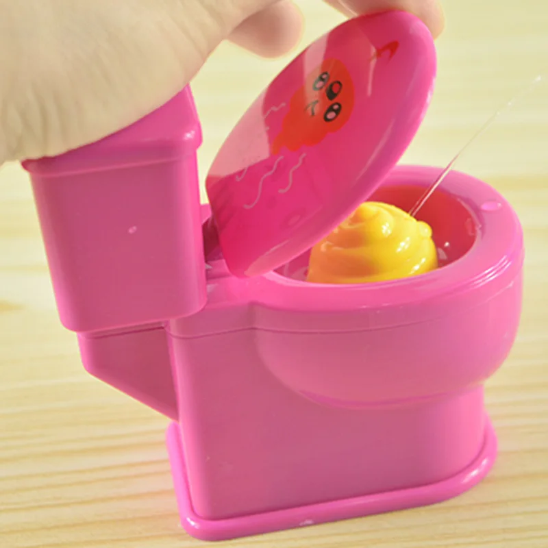1Pcs Funny Toys Trick Cartoon Animal Toy Cartoon Squat Toilet Small ...