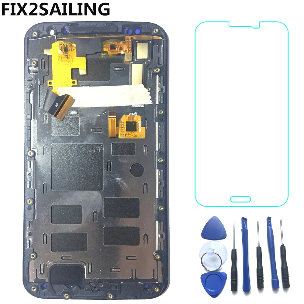 

New 100% Working LCD Display Touch Screen Digitizer Frame Assembly Replacement For Motorola Moto X2 X+1 XT1092 XT1095 XT1097