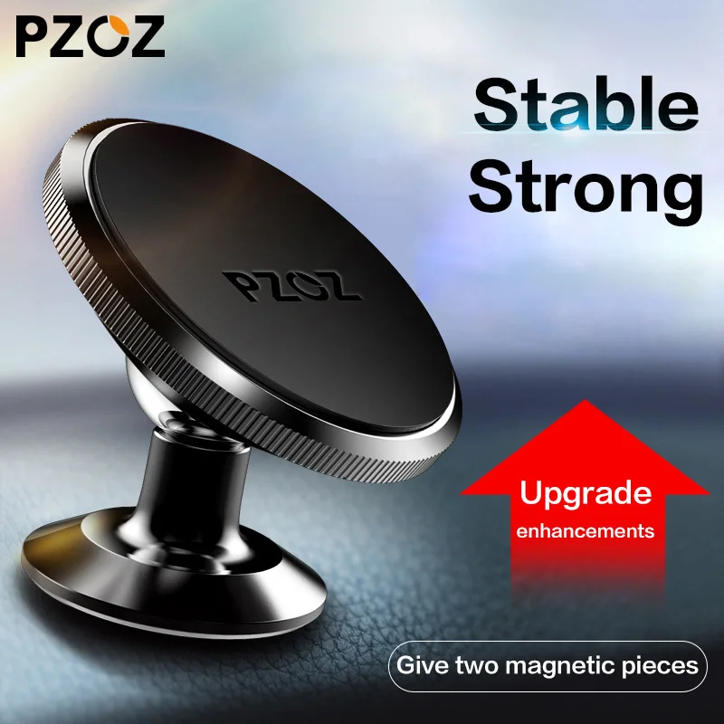 PZOZ Magnetic Car Phone Holder smartphone Universal Mobile Phone Holder Magnet Mount Holder Stand For iPhone x 8 plus Samsung s9