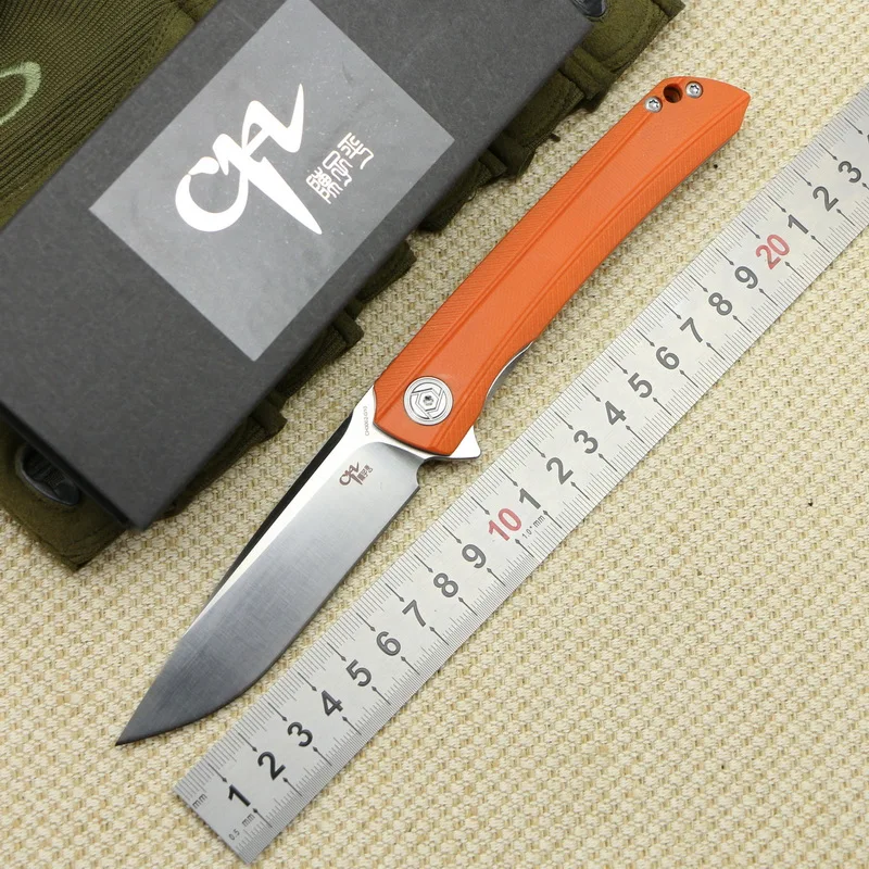 

CH3002 outdoor hunting tool Flipper folding knife D2 blade ball bearing G10 handle camping supplies pocket knife EDC TOOLS