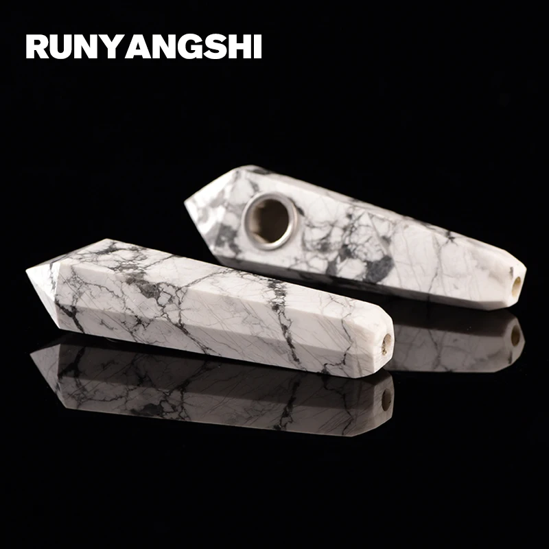 

Runyangshi Crystal Smoking Pipe Strainer Quartz Stone Healing Wand 1 pc Smoke Pipe High Quality YB25