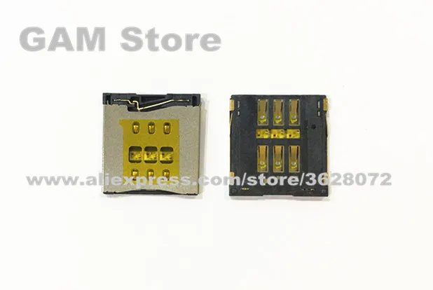 Для iPhone 4 4S 5 5S 5C 6 6G 6Plus 7 7Plus 8 8Plus X XS слот для sim-карты ридер гнездо Micro SIM держатель запасной отсек