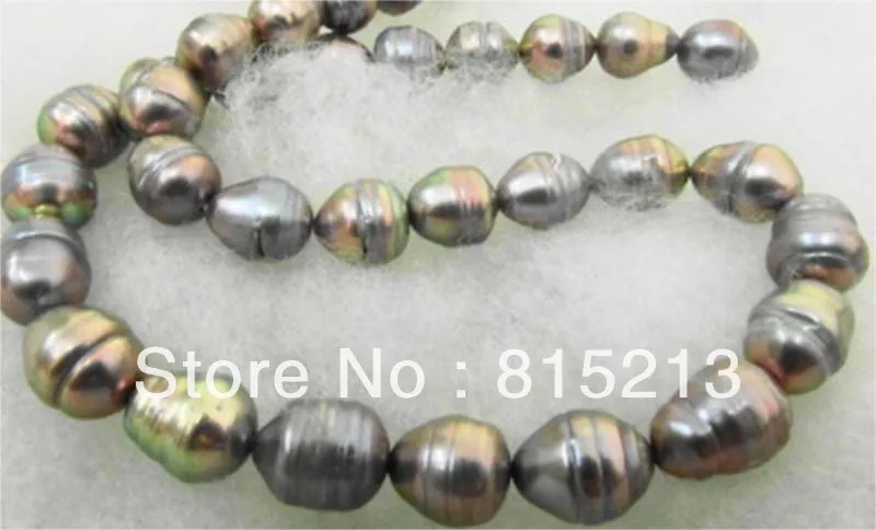 

ddh00150 12-13MM SOUTH SEA TAHITIAN SILVER GREY PEARL NECKLACE 14KGP 28% Discount