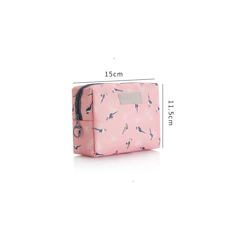 Mini Cute Cosmetic Storage Bag Travel Wash Bag Waterproof Fashion Cotton Cosmetic Bag